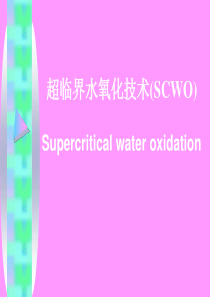 超临界水氧化技术