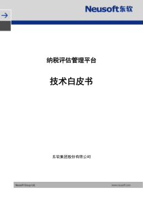 纳税评估管理平台技术白皮书