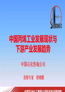 1中国丙烯工业现状与下游发展趋势