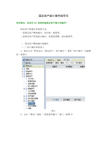 NC-固定资产减少操作指导书