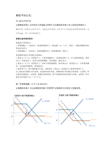 期权平价公式