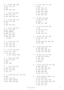 人教版小学二年级上册加偏旁变新字再组词