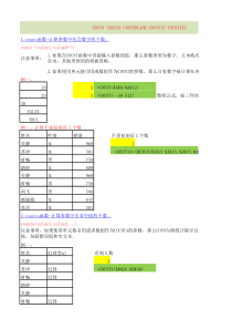 COUNT、COUNTIF、COUNTIFS函数的应用