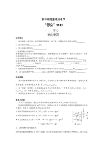 初中物理重难点章节“浮力”(学案)