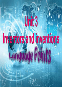 高中英语选修8 unit3 reading Language points