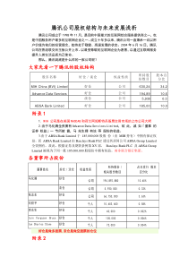 腾讯公司股权结构与未来发展浅析