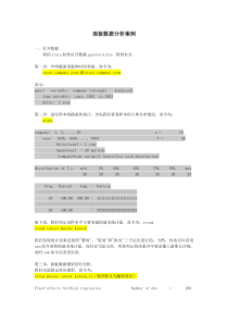 面板数据分析案例