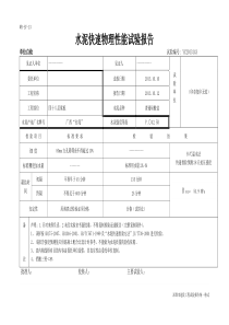 水泥快速物理性能试验报告11