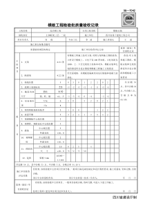 SG-T042模板工程检验批质量验收记录