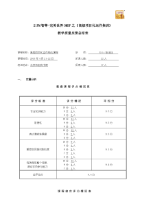 21PM-智尊-完美世界OMBP-之《高级项目化运作集训》-教学质量反馈-...