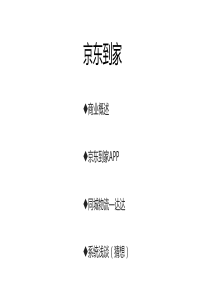 京东到家分析报告