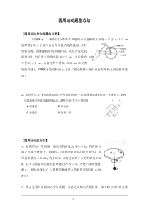 物理：圆周运动的题型5类归纳