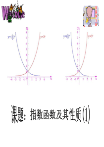 高一指数函数课件(公开课)