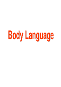 高中英语：Unit4 Body Language Warming up课件 人教版必修4