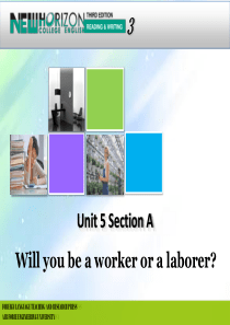 新视野大学英语第三版第三册-unit-5-Section-A-PPT