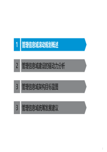 某运营商管理信息域IT滚动规划