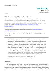 Flavonoid Composition of Citrus Juices_review