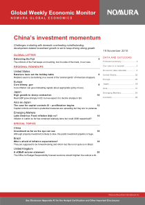 global weekly economic monitor