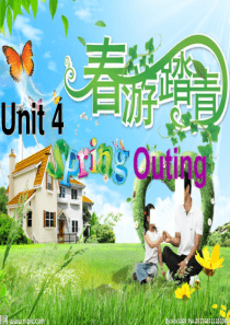 闽教版小学英语五年级下册unit4-Spring-Outing课件