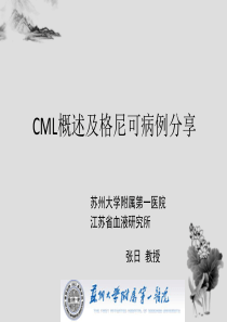 CML概述及格尼可经验分享