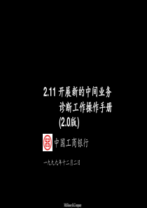 麦肯锡―工商银行成本削减项目―开展新业务诊断手册