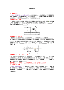 2019年中考物理复习专题--透镜专题训练题(答案版)