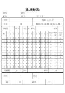 回弹法测试原始记录表(2018自动计算程序)