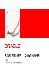 oracle企业绩效管理解决方案