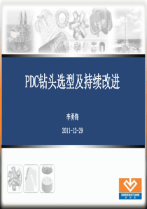 PDC钻头选型及改进-20111229