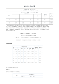 重轨的尺寸及质量