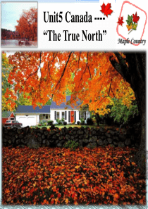 Unit5 Canada The True North.reading 公开课