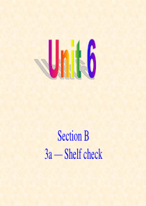 八年级下册英语unit6-section-b-3a-self-check课件