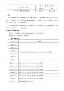 产品质量考核实施细则