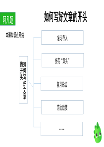 如何写好文章的开头PPT课件