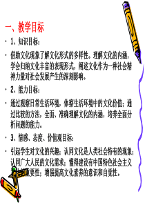 人教版高中政治必修三《文化生活》1.1 体味文化 课件 (共22张PPT)