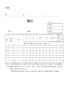 各类物资台帐样本