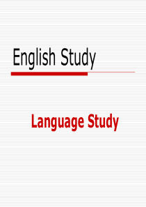 Unit3-English-Study-language-Study