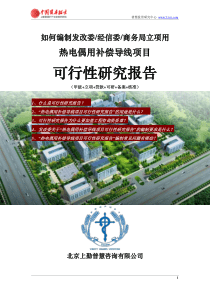 如何编制发改委立项用热电偶用补偿导线项目可行性研究报告(甲级-发改委-经信委-商务局-备案-核准)