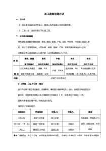 员工请假管理办法