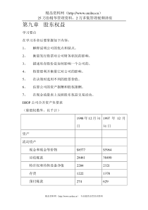 股东权益(DOC91页)