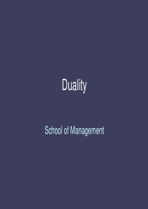 运筹学Lect-4-Duality-updated