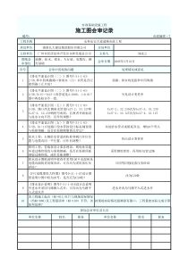 市政施管-7-施工图会审记录