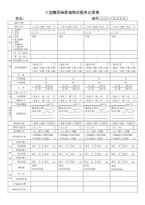 新版-2型糖尿病患者随访服务记录表(2017版)