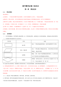 人教版数学必修3知识点总结