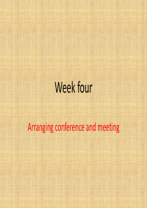 4th-week-Arranging-conferance-and-meeting