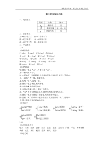 部编一年级语文下册第二单元知识点归纳