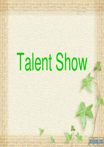 talent show