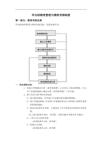 华为内部资料：绩效管理与绩效考核制度