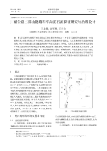 川藏公路二郎山隧道和平沟泥石流特征研究与治理设计