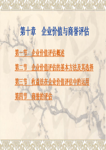 CHAP6企业价值评估